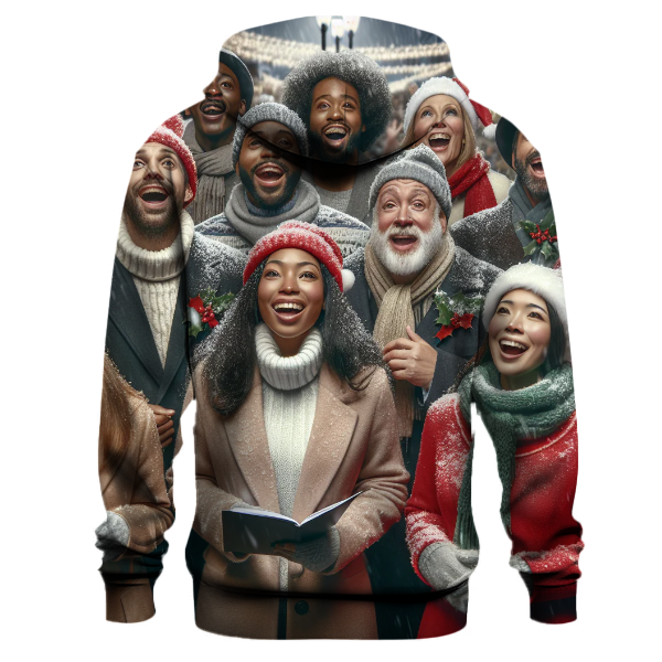 Christmas Carolers in the Snow Hoodie