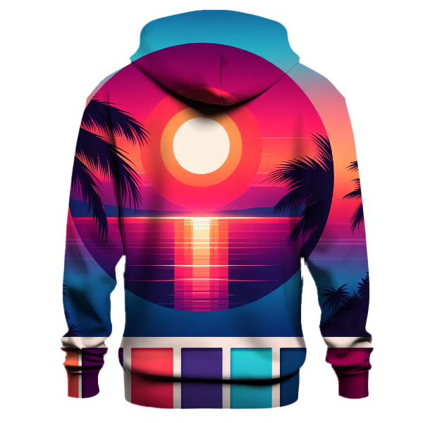 Radiant Tropical Sunset Hoodie