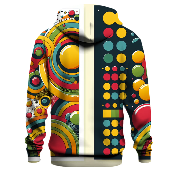 Funky Retro Circle Hoodie