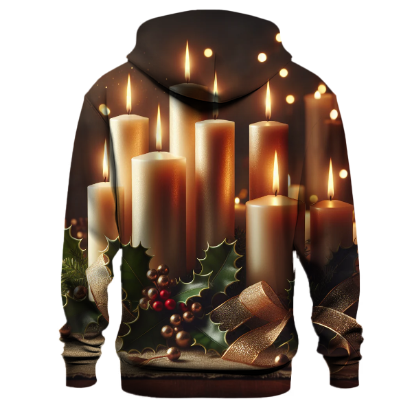 Christmas Candlelight Serenity Hoodie