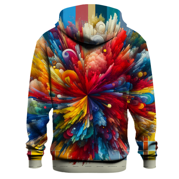 Daring Color Explosion Hoodie