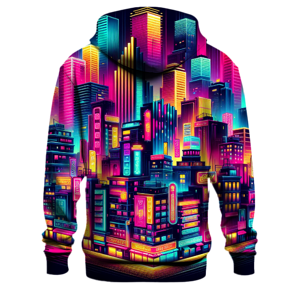 Electric Neon Night Hoodie