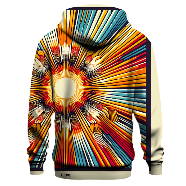 Groovy 80s Sunburst Hoodie