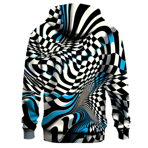 Trippy Checkerboard Illusion Hoodie