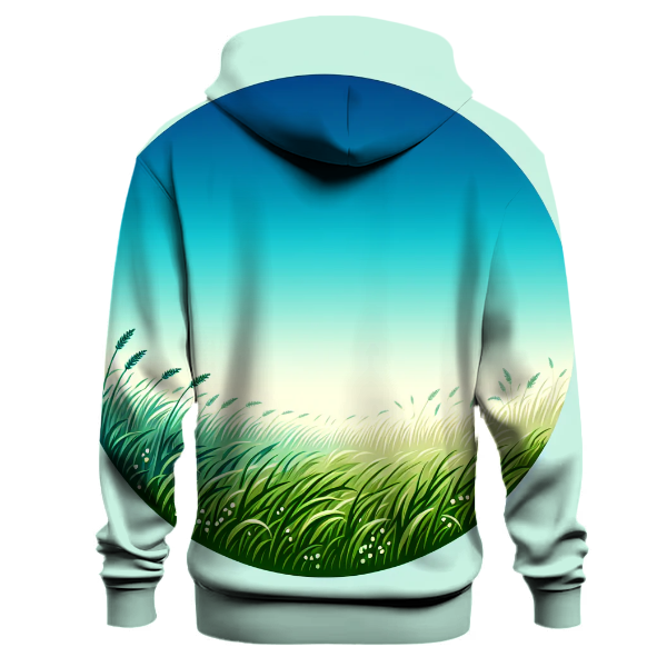 Serene Meadow Gradient Hoodie