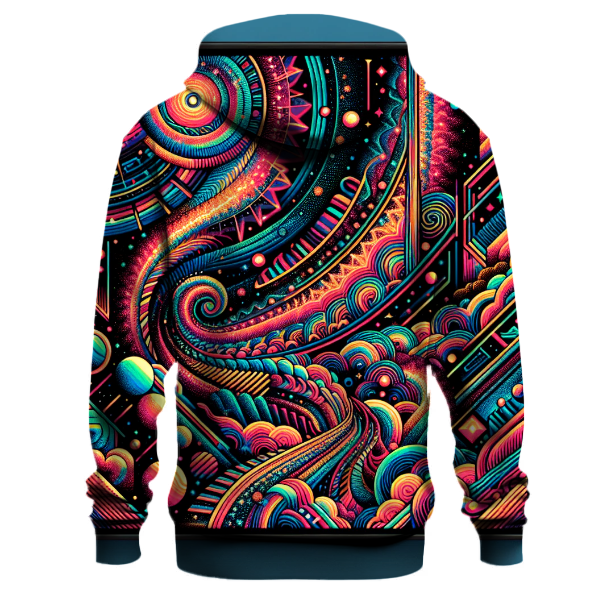 Galactic Glow Design Hoodie
