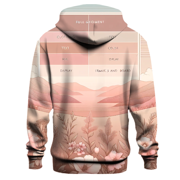Floral Pastel Symphony Hoodie
