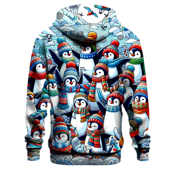 Holiday Penguin Party Hoodie