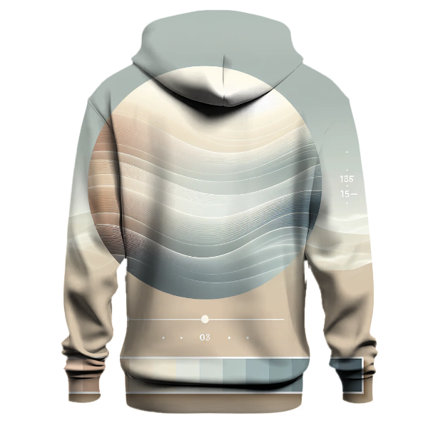 Misty Morning Hues Hoodie