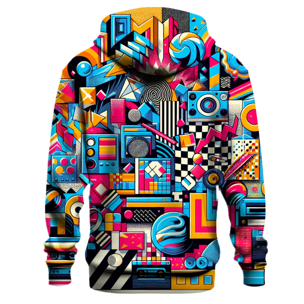 Retro Pop Stripes Hoodie