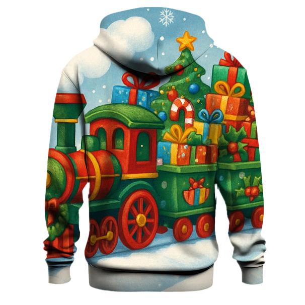Joyful Holiday Train Hoodie