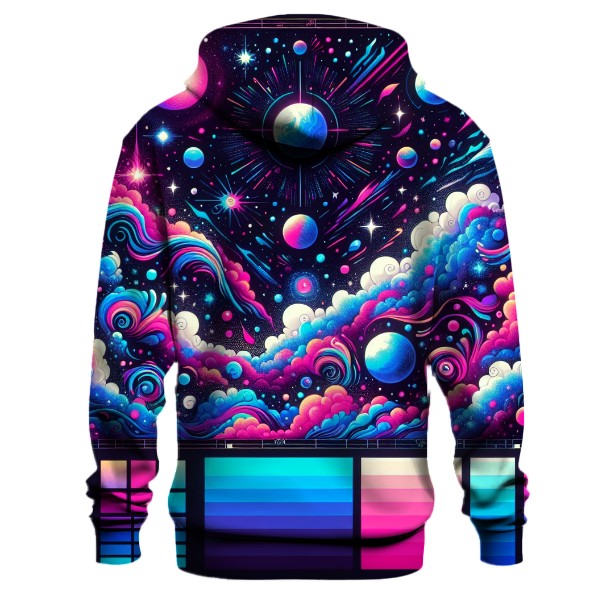 Colorful Cosmic Patterns Hoodie