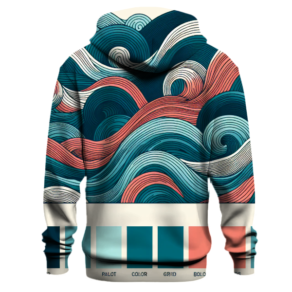 Retro Waves Cascade Hoodie
