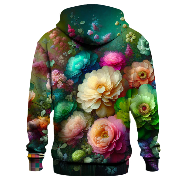 Radiant Floral Harmony Hoodie