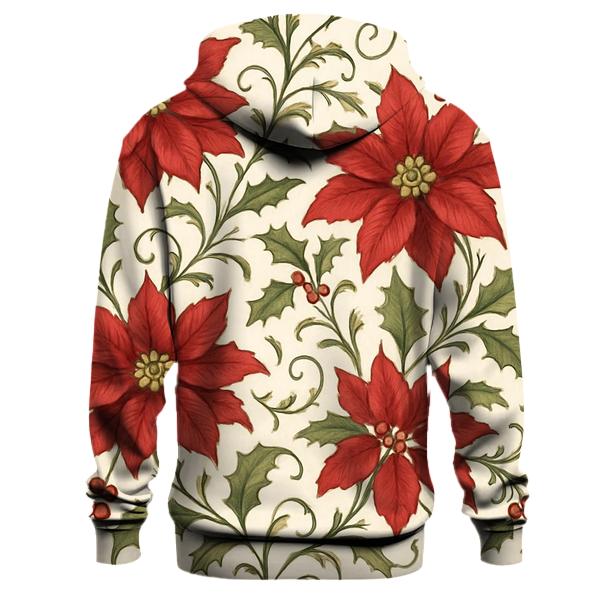 Elegant Poinsettia Elegance Hoodie