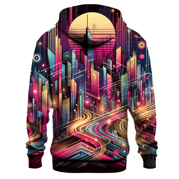 Neon Skyline Mirage Hoodie