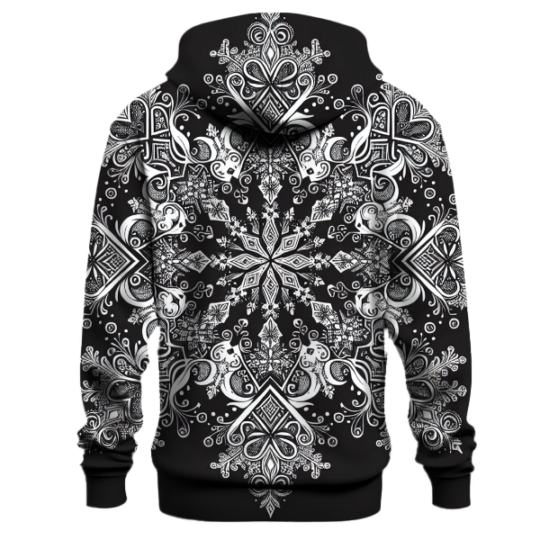 Nordic Snowflake Symmetry Hoodie