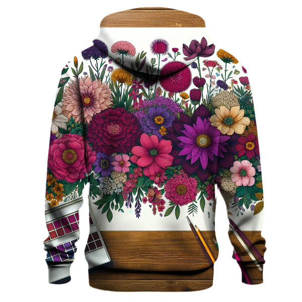 Bohemian Flower Garden Hoodie