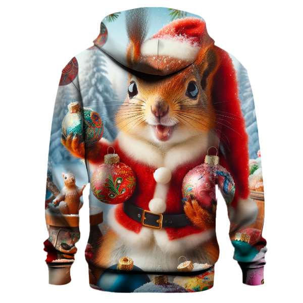 Nutty Christmas Squirrel Hoodie