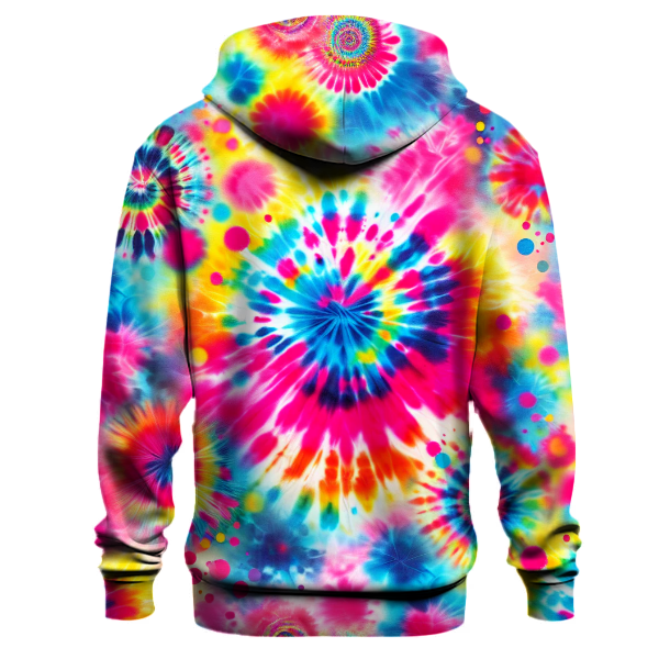 Bold Electric Splash Hoodie