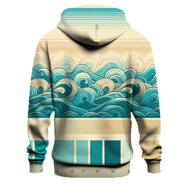 Coastal Waves Gradient Hoodie
