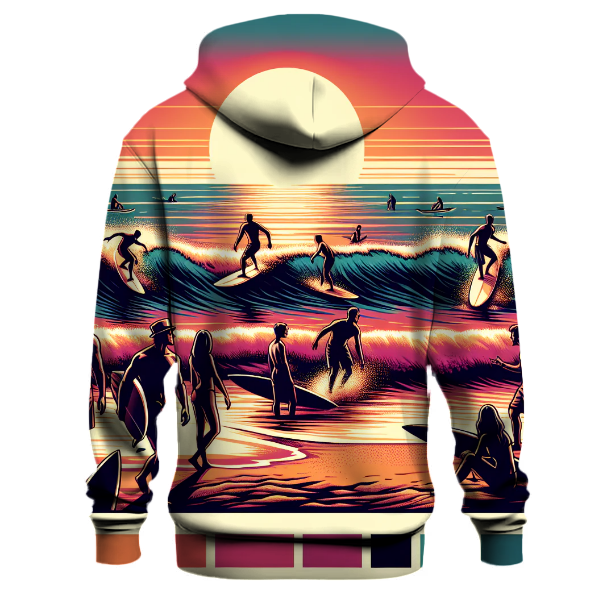 Surfing Coastal Lifestyle Hoodie