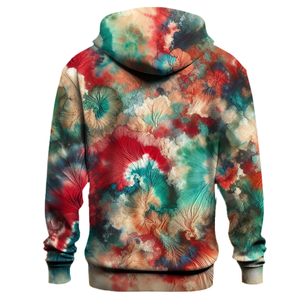 Coral Reef Tie-dye Hoodie