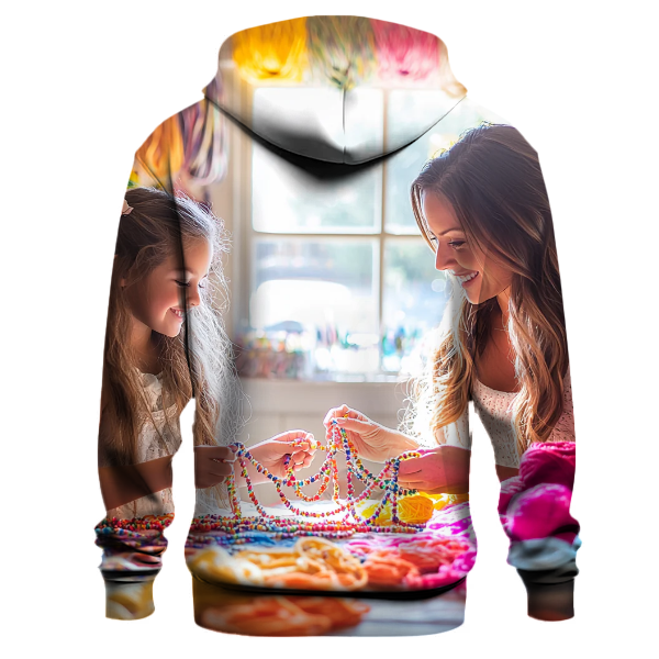 Woven Together Making Friendship Bracelets Hoodie
