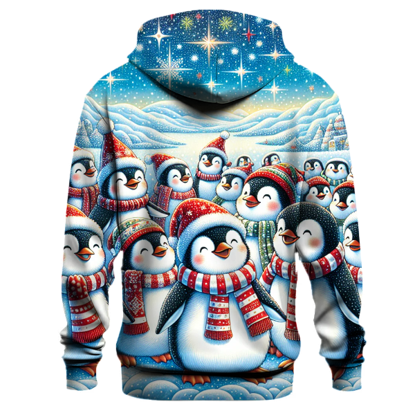 Jolly Holiday Penguin Parade Hoodie