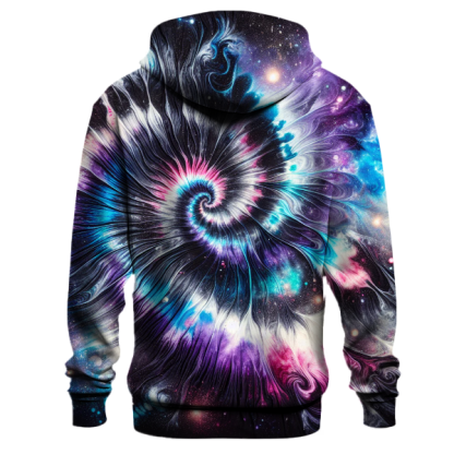 Galaxy Spiral Tie-dye Design Hoodie