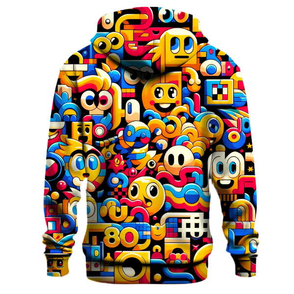 Classic 80s Cartoon Mashup Hoodie