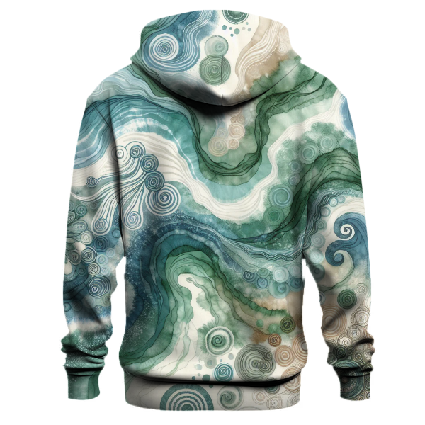 Mystic River Flow Tie-Dye Hoodie