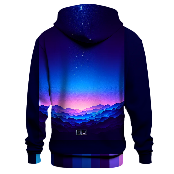 Electric Twilight Glow Hoodie
