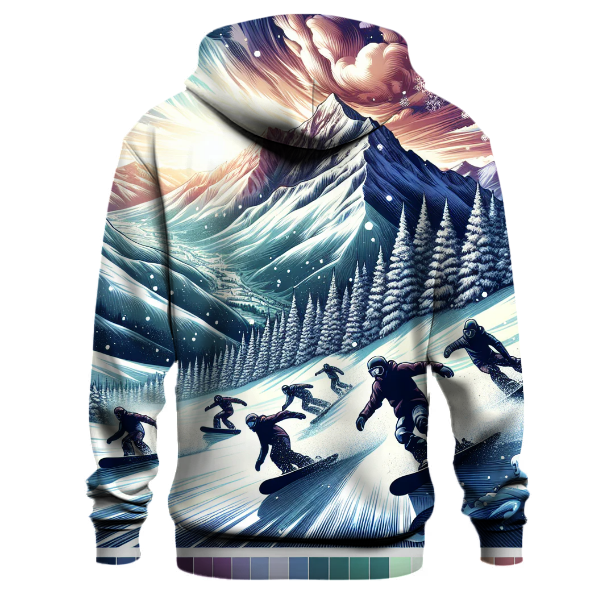 Snowboarding Winter Escape Hoodie