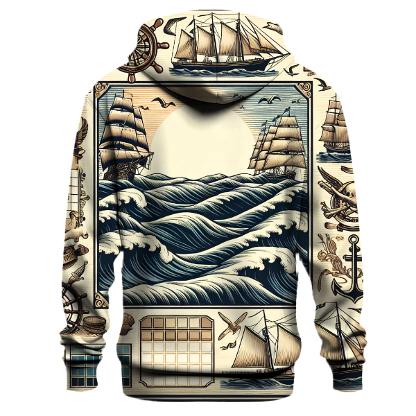 Vintage Nautical Dreams Hoodie