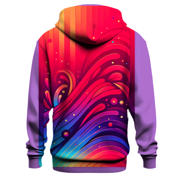 Rainbow Cascade Gradient Hoodie