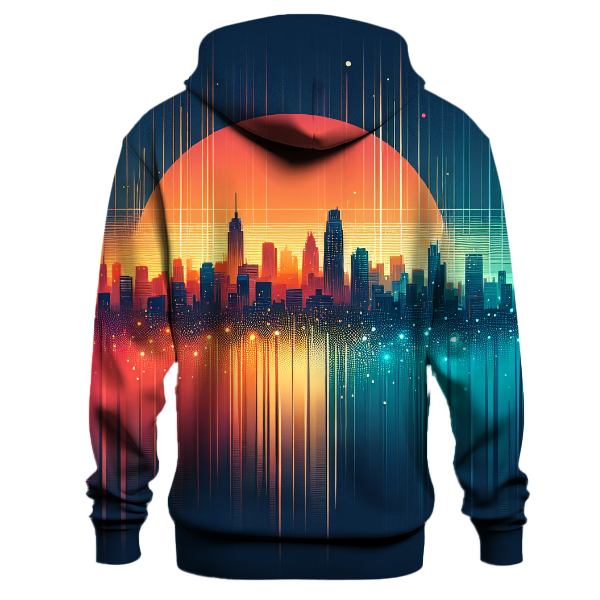 Urban Skyline Dusk Hoodie