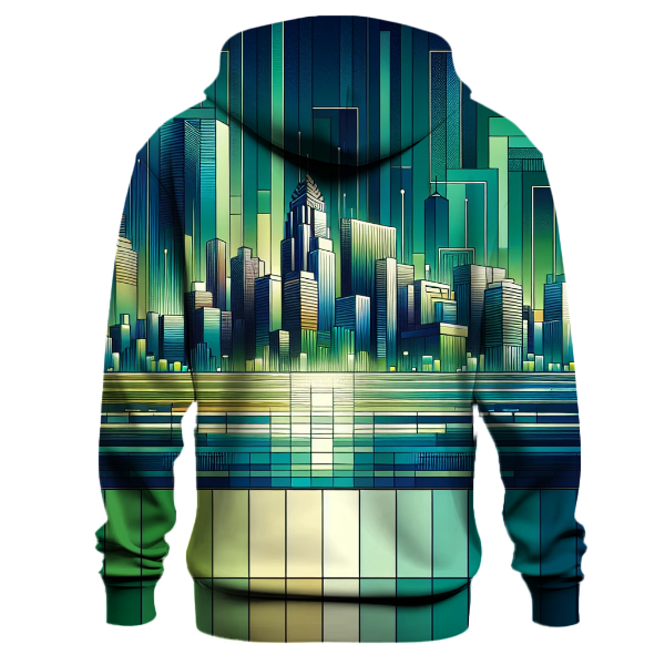 Emerald Cityscape Hoodie
