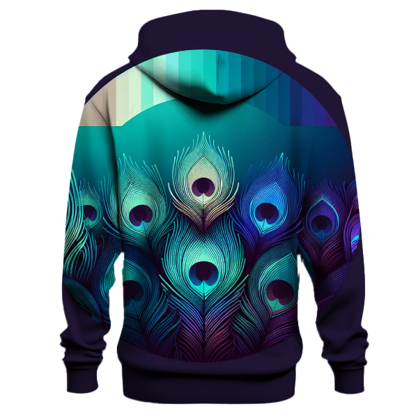 Peacock Feather Flow Hoodie