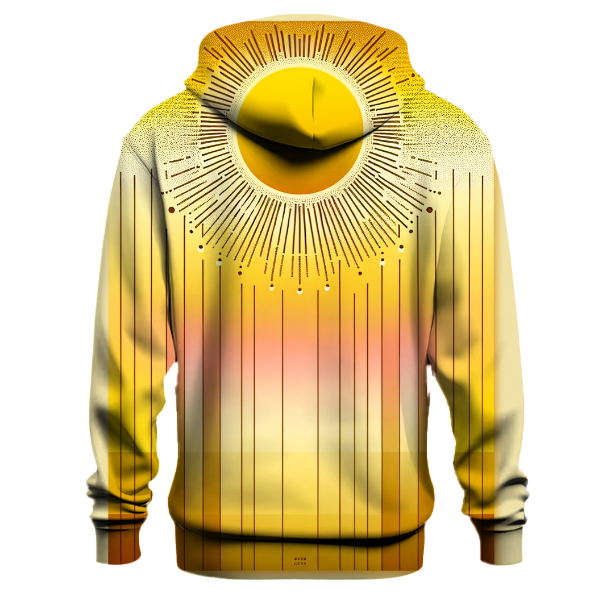 Sunshine Burst Gradient Design Hoodie