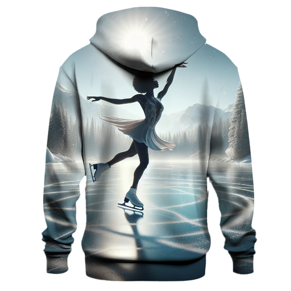 Ice Skating - Gliding Elegance Hoodie