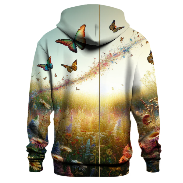 Wildflowers and Wings Hoodie