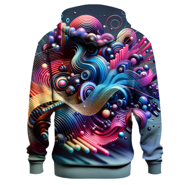Cyber Synth Waves Hoodie