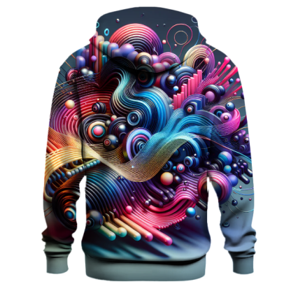 Cyber Synth Waves Hoodie