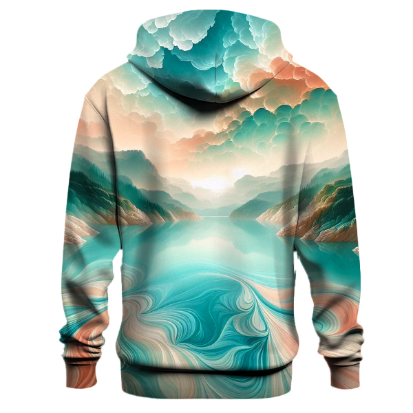 Crystal Lagoon Tie-dye Design Hoodie