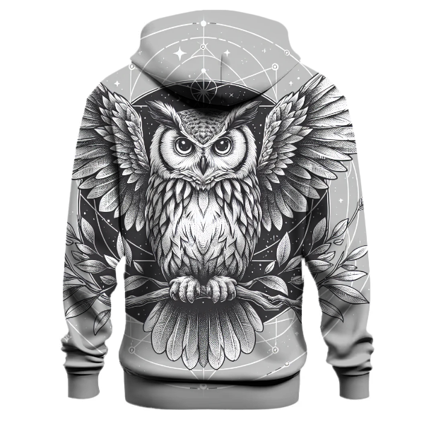 Majestic Owl Wisdom Hoodie