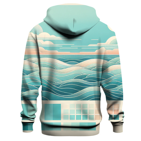 Serene Lagoon Gradient Hoodie