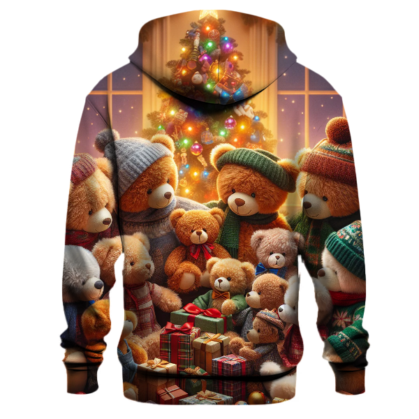 Teddy Bear Christmas Reunion Hoodie