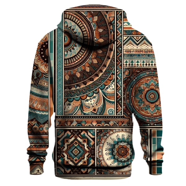 Bohemian Patterns and Textures Hoodie
