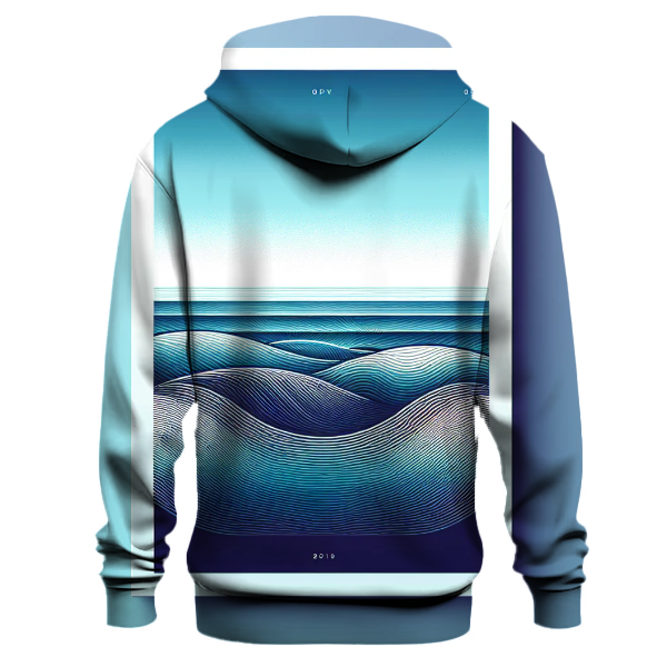 Ocean Wave Fade Hoodie